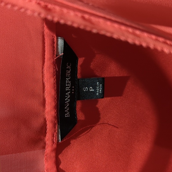 Banana Republic Sleeveless Orange Blouse - Picture 4 of 6